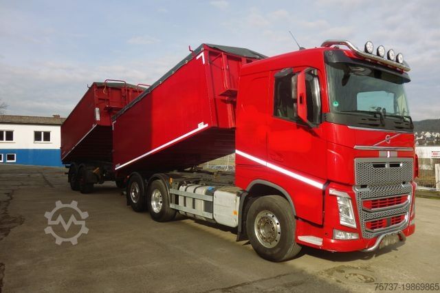 Tipper truck VOLVO FH 550 Kipper + Heuser Kipper AH