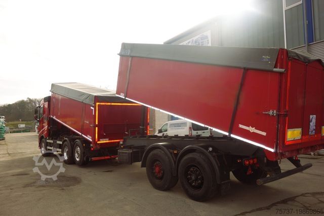 Tipper truck VOLVO FH 550 Kipper + Heuser Kipper AH