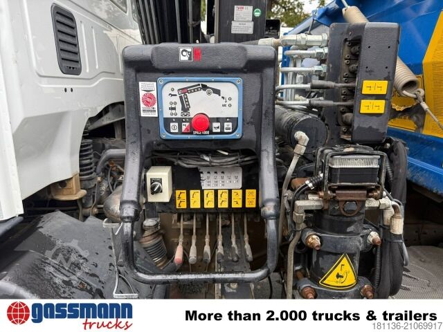 Kipper LKW Iveco EuroCargo ML160E28K 4x2, Kran Hiab 099E-3 HiDuo,