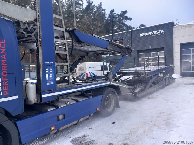 Autotransporter LKW SCANIA P450 + LOHR WXS K2SE