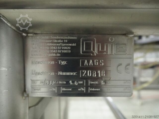 Abfüllanlage für Fleischstücke Gyros Quiel AAGS 20218