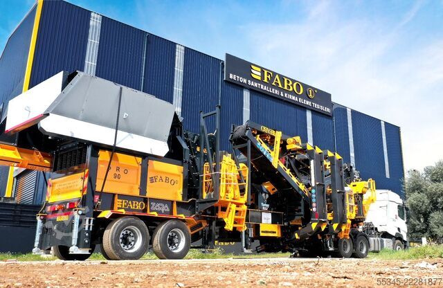 Brechanlage/Mobile Brechanlage FABO Crushing Equipment Mobile Impact Crusher PRO-90