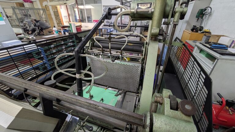 Hot foil stamping and die-cutting machine Kluge EHD