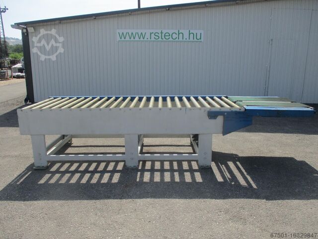 Rollenbahn Tranportrollenbahn Förder Rollenbahn mit antrieb 3300x1100mm (2886)