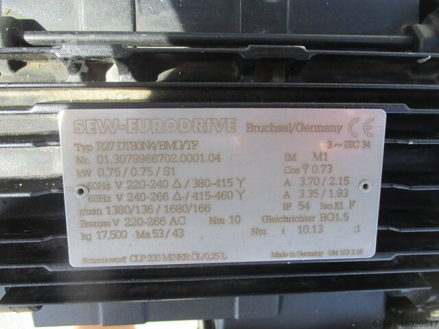 Rollenbahn Tranportrollenbahn Förder Rollenbahn mit antrieb 3300x1100mm (2886)