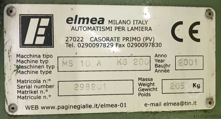 Bandabwickler ELMEA MS 10A