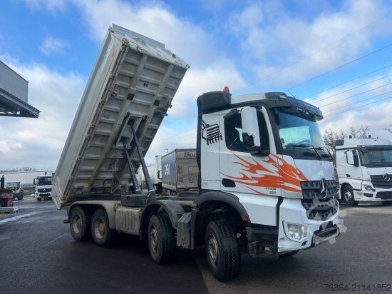 Dreiseitenkipper LKW MERCEDES-BENZ AROCS 4145, 8X4 MEILLER-KIPPER, EURO 6, BORDMATIK