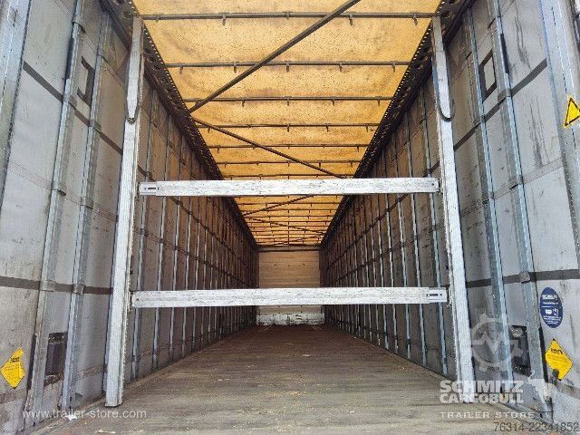 Open semitrailer with tarp Schmitz Cargobull Curtainsider Mega Getränke