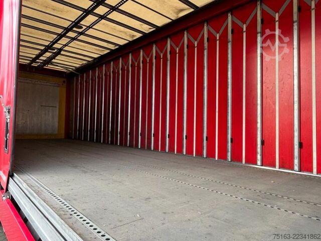 Flatbed truck with tarp MERCEDES-BENZ Antos 2540 L 6x2 Pritsche LBW