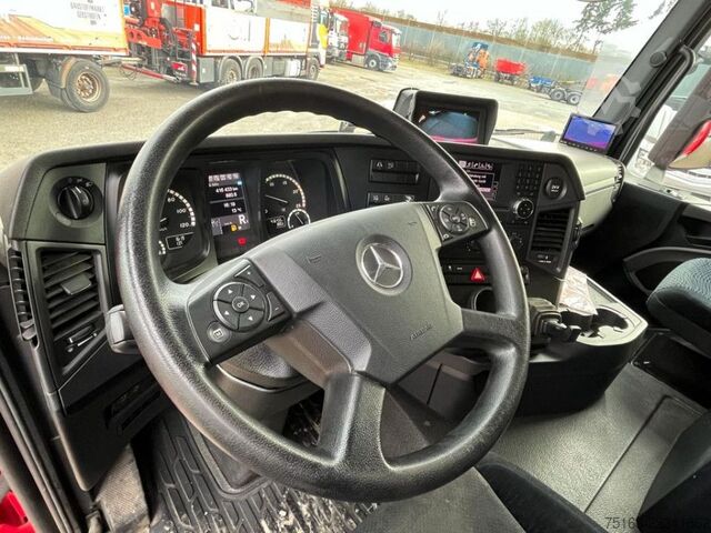 Flatbed truck with tarp MERCEDES-BENZ Antos 2540 L 6x2 Pritsche LBW