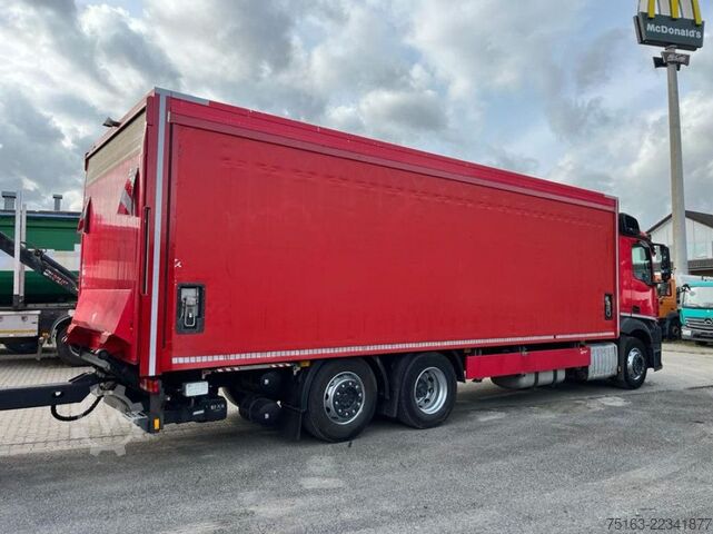 Flatbed truck with tarp MERCEDES-BENZ Antos 2540 L 6x2 Pritsche LBW