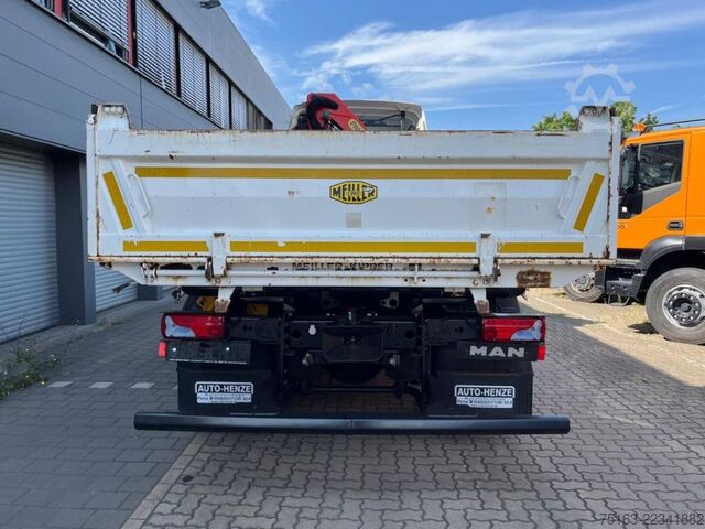 Kipper LKW MAN TG-M 18.290 4x2 2-Achs Kipper Kran Palf. PK 12.5