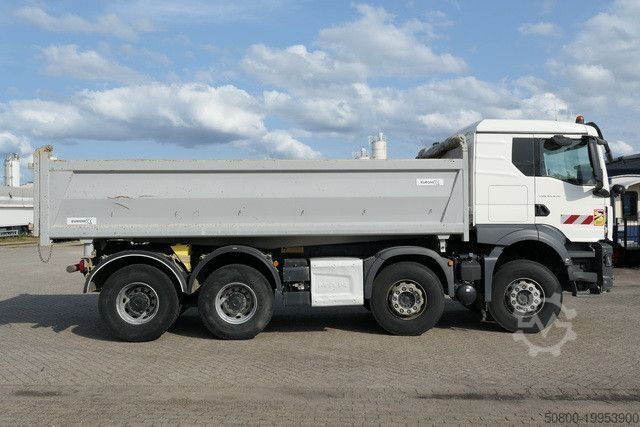 Dreiseitenkipper LKW MAN 41.470 TGS 8x4, Bordmatik, Anbauplatte, Kombitür