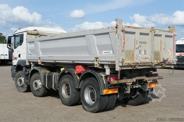 Dreiseitenkipper LKW MAN 41.470 TGS 8x4, Bordmatik, Anbauplatte, Kombitür