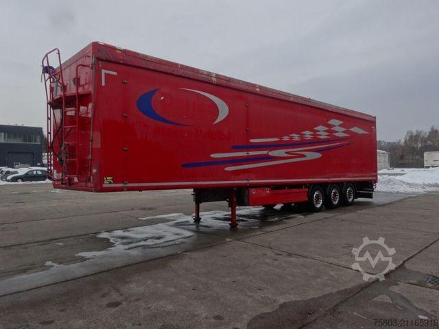 Auflieger mit Walkingfloor KRAKER CF-ZL 200 92m³ Fernbedienung 10mm Liftachse