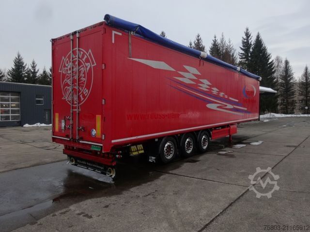 Auflieger mit Walkingfloor KRAKER CF-ZL 200 92m³ Fernbedienung 10mm Liftachse