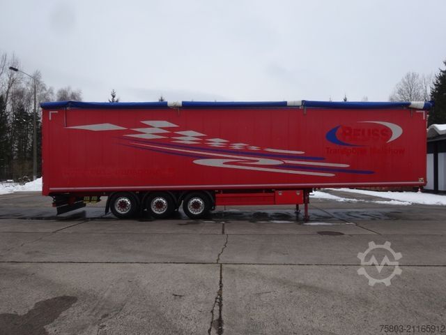 Auflieger mit Walkingfloor KRAKER CF-ZL 200 92m³ Fernbedienung 10mm Liftachse