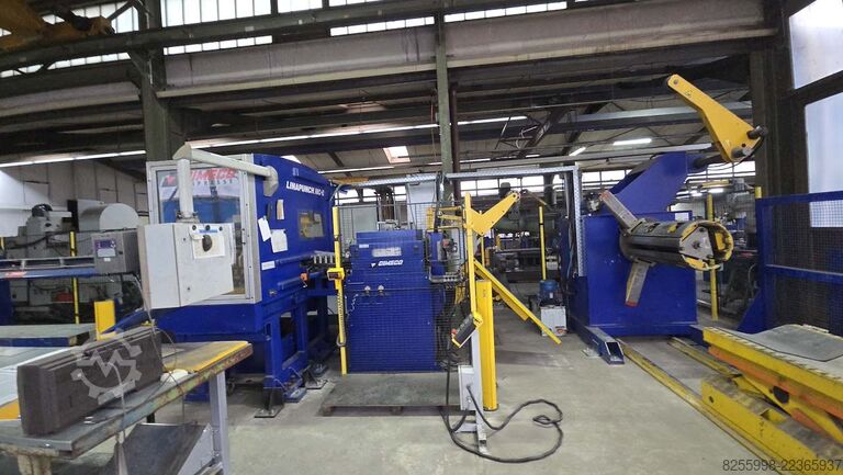 Coil Stanzanlage Stanzlinie Stapelung Dimeco Linapunch MC-F