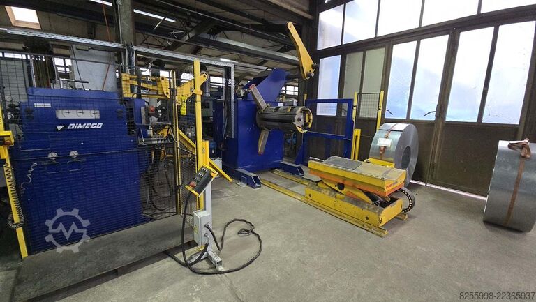 Coil Stanzanlage Stanzlinie Stapelung Dimeco Linapunch MC-F