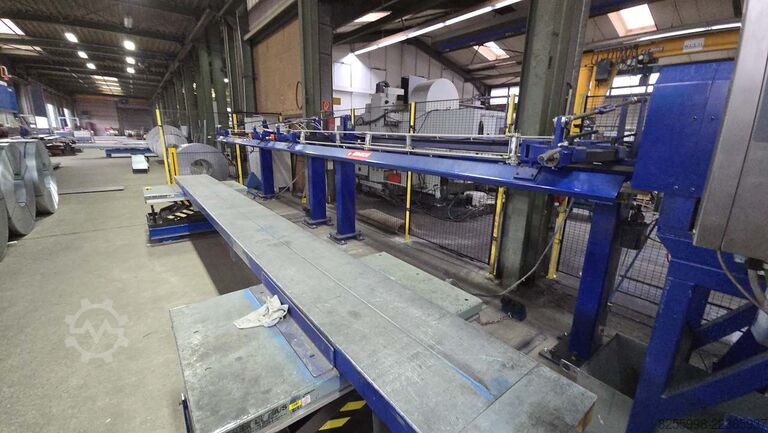 Coil Stanzanlage Stanzlinie Stapelung Dimeco Linapunch MC-F