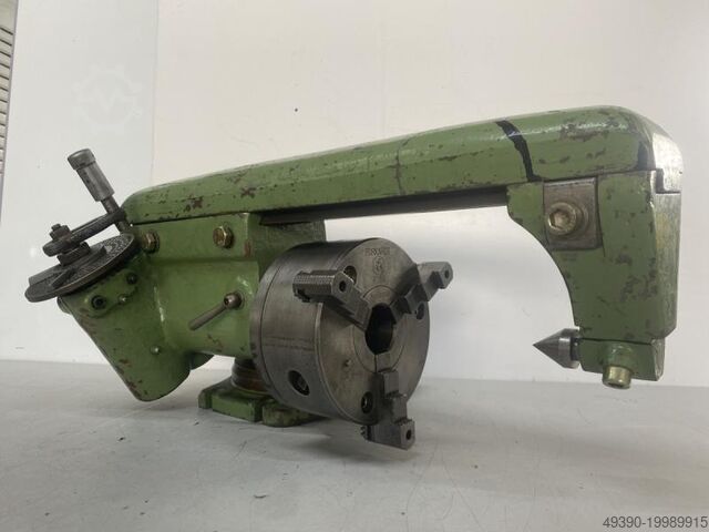 Teilapparat mit Gegenlager, Teilgerät, Teilkopf DECKEL