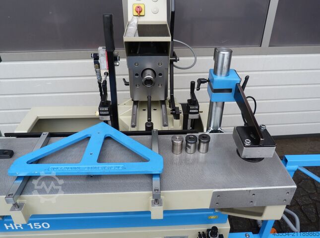 Langlochbohrmaschine Dübelbohrmaschine HOFFMANN GÖTZINGER mit Lieferung Typ HR 150 mit Taster u 2 Ebenen