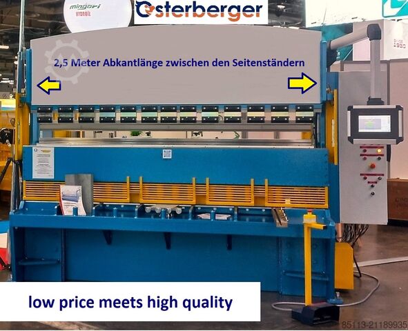 CNC-Abkantpresse und Tafelschere kombi. OSTERBERGER KBA