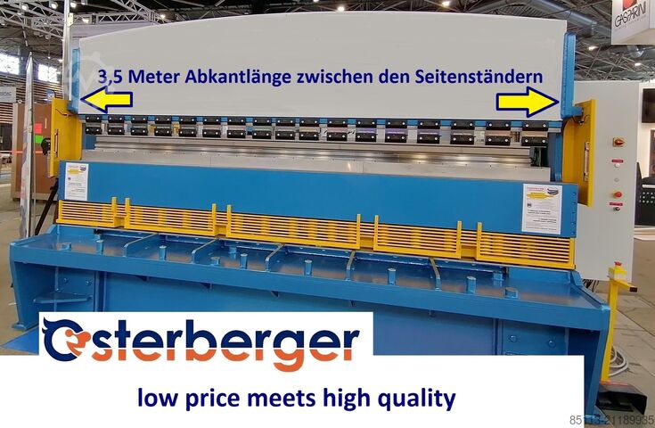 CNC-Abkantpresse und Tafelschere kombi. OSTERBERGER KBA