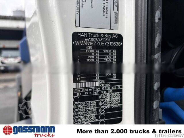 Special purpose truck MAN TGM 15.250 4x2 BL, Winterdienstausstattung