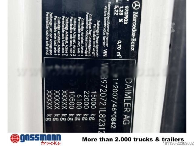 Special purpose truck Mercedes-Benz Atego 1522 K 4x2, Winterdienstausstattung