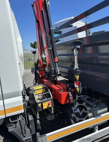 Crane with tipper Fuso Canter 7C15 Fassi Kran 3-seiten Kipper