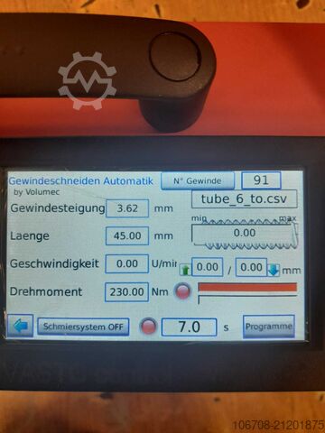 Tapping machine VOLUMEC JT3750M EVO2