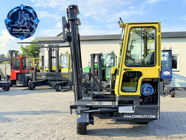 4-way forklift Combilift C3000XL GAS DUPLEX 4550 FORK POSITIONER