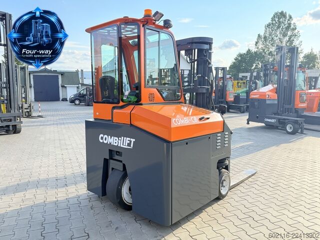 4-way forklift Combilift CBE2500 TRIPLEX 4900 POSITIONER CABIN
