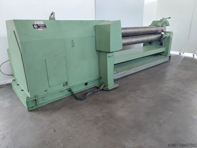 Motorized three-roll plate bending machine HAEUSLER KRMA 2500-10