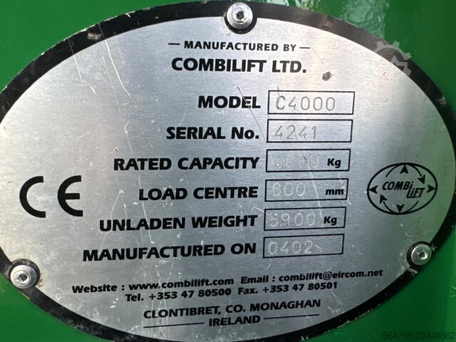 4-way forklift Combilift C4000 / Diesel / Very good condition