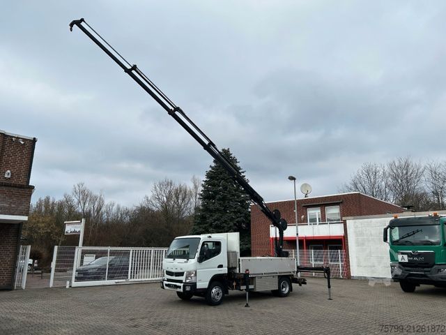 Autokranwagen FUSO Canter 7C18 Pritsche + HIAB 066 Kran
