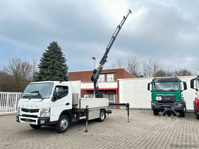 Autokranwagen FUSO Canter 7C18 Pritsche + HIAB 066 Kran