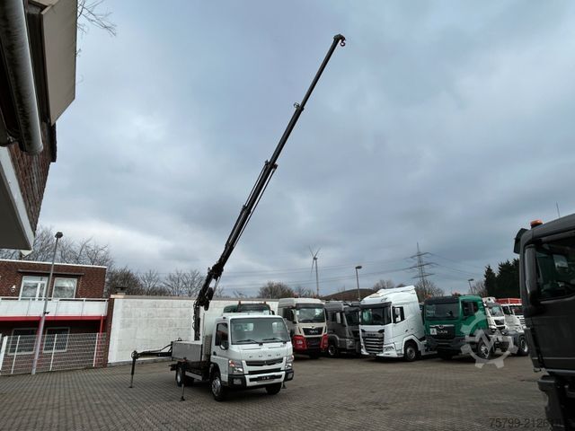 Autokranwagen FUSO Canter 7C18 Pritsche + HIAB 066 Kran