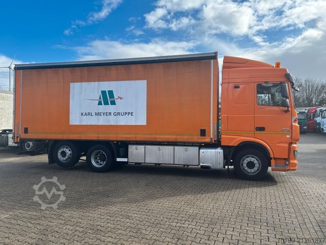 Flatbed truck with tarp DAF XF 480 Pritsche + Plane 6x2