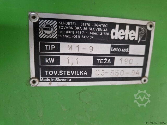 Back side head boring machine Dettel M1-9