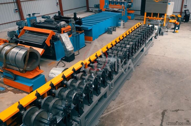 Roll forming line BOSPORAS ACOUSTIC SOUND BARRIER PANEL