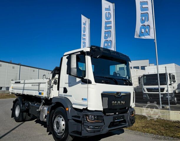 Dreiseitenkipper LKW MAN TGM 18.320 / 4x2 / Meiller/Kipper/NL 10,3 To/Neu