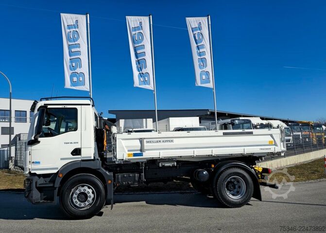 Dreiseitenkipper LKW MAN TGM 18.320 / 4x2 / Meiller/Kipper/NL 10,3 To/Neu