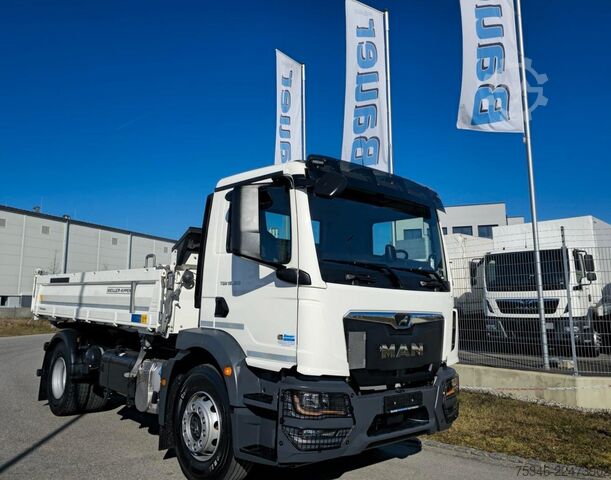 Dreiseitenkipper LKW MAN TGM 18.320 / 4x2 / Meiller/Kipper/NL 10,3 To/Neu