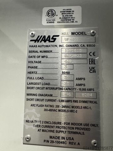 Vertikales Bearbeitungszentrum HAAS VF-4SS