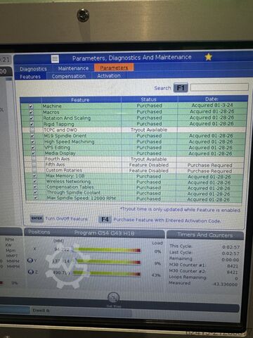 Vertikales Bearbeitungszentrum HAAS VF-4SS