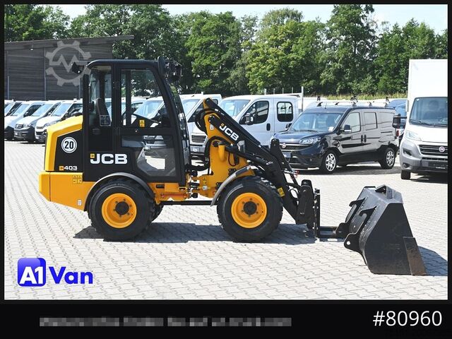 Customized van JCB JCB 403 SP Radlader, Palletengabel, Kabine, Zusatzhydraulik