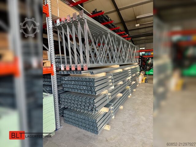Schwerlastregal ca. 14 lfm. Dexion P90 Palettenregale H:6,5m Fachlast: 2400kg Schwerlastregale