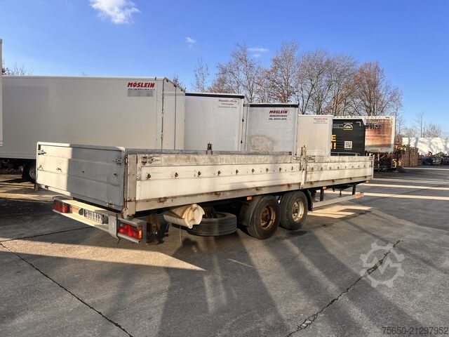 Open trailer with tarp Tang, Karl ZP105  Tandem Pritschenanhänger